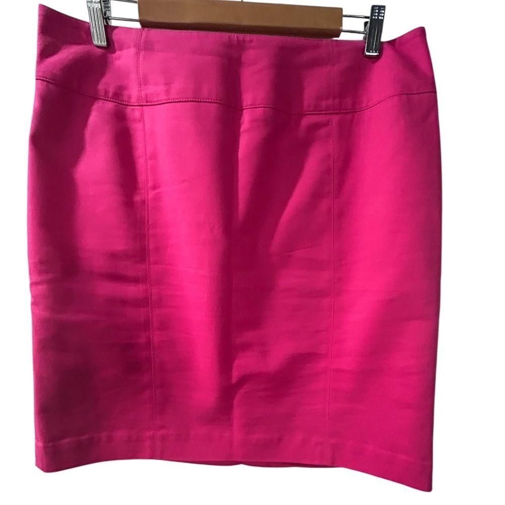 Pink Modern Fuchsia Pencil Skirt - Picture 2 of 7